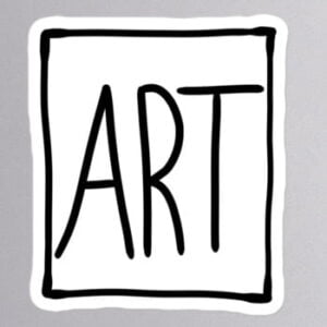 ART sticker stamp